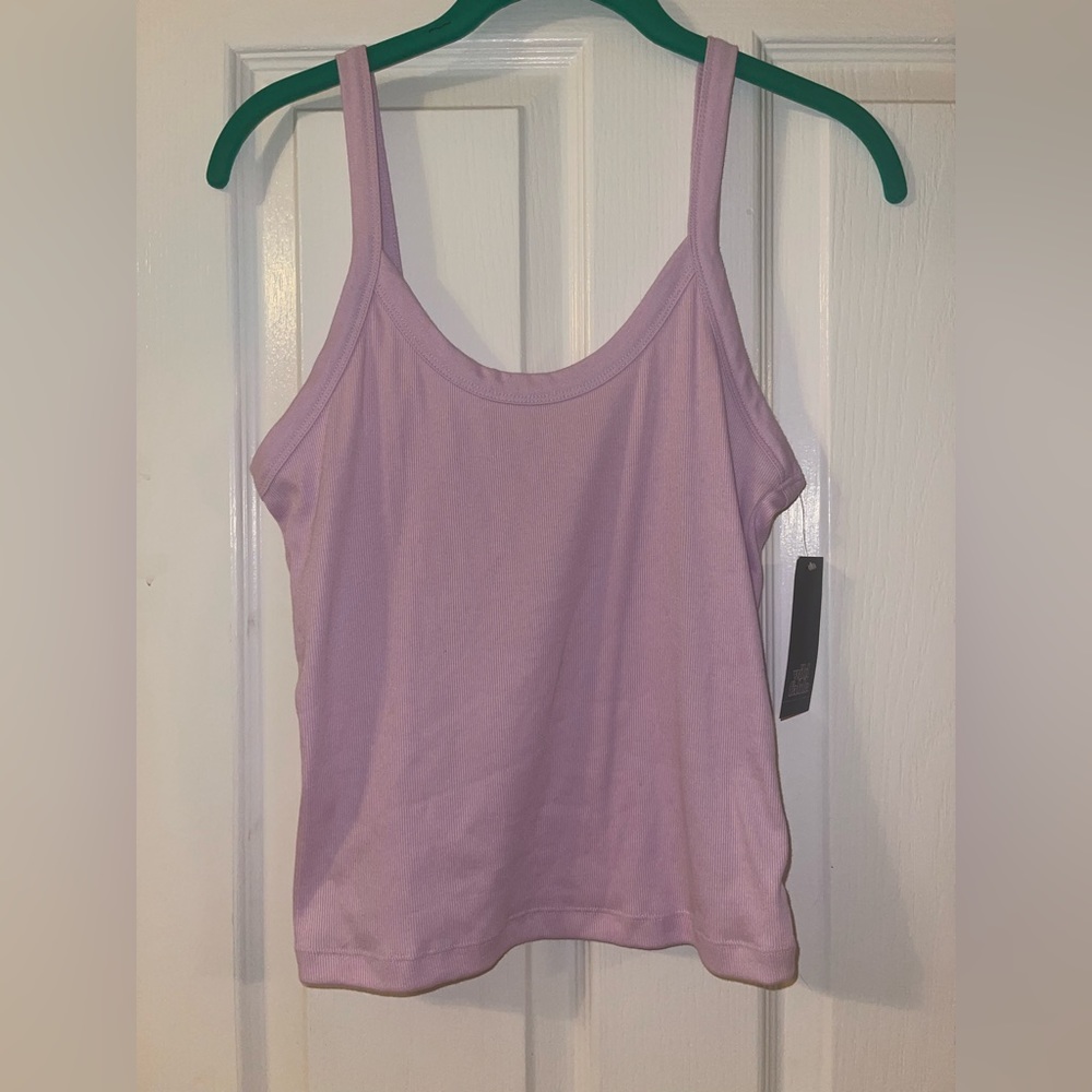 Medium purple long cropped tank from Target! Never worn! Tag still on